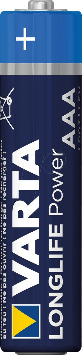 Baterie Varta LongLife Power AAA - LR03 1.5V (Alcalina) 8 buc 4903121418 – imagine 2