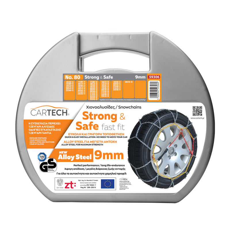 CARTECH Set 2 lanturi antiderapante, 9 mm, Nr. 80 59306