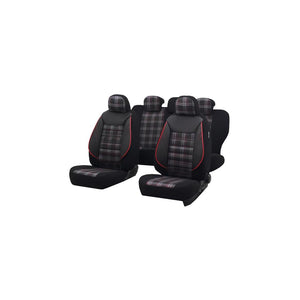Set huse scaun sport negru-rosu Umbrella 05163
