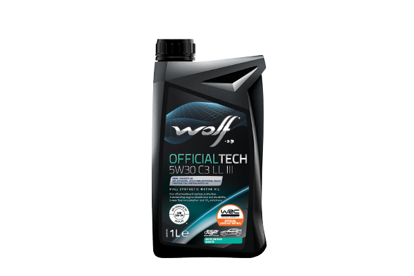 Ulei motor wolf officialtech 5w30 c3 ll iii 1l 1048179