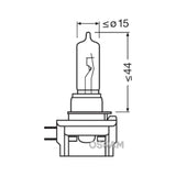 Bec auto far halogen Osram H9B Original Line 12V 65W 64243