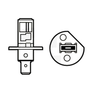 Schita dimensiuni Bec halogen H1 compatibil Linde PHILIPS 44713258MDC1