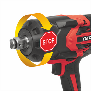 Pistol de impact 18v 3/4'' 2400nm, 1x6ah Yato YT828073 – imagine 2