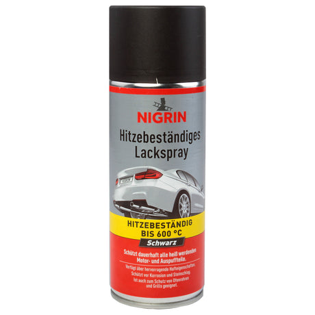 NIGRIN Spray vopsea pt suprafete fierbinti pana la 600 grade, 400ml 12132556