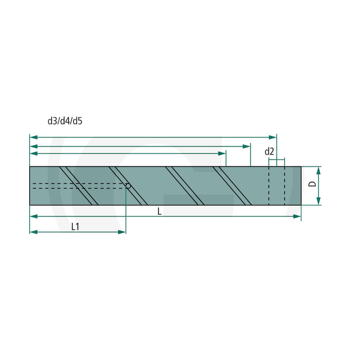Schita dimensiuni Bolt de lubrifiere C45 cu 3 orificii, plasate la 60° GRANIT 50915BBS3001