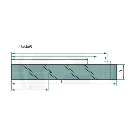 Schita dimensiuni Bolt de lubrifiere C45 cu 3 orificii, plasate la 60° GRANIT 50915BBS3001
