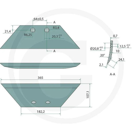 Brazdar depunator ingrasamant