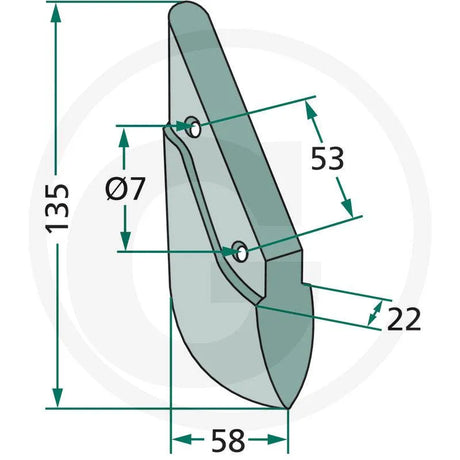 Brazdar pentru semanatoare în rânduri