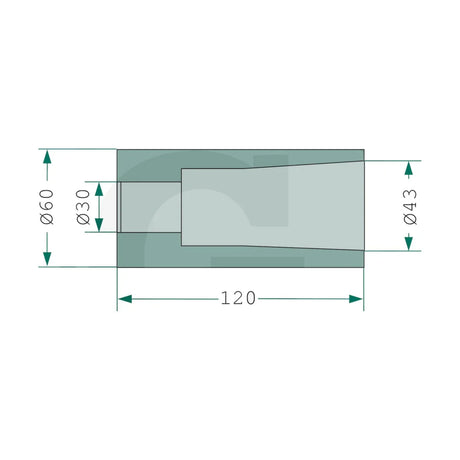 Schita dimensiuni Bucsa de sudura ptr dinte cu filet M28 compatibila Saphir GRANIT 4301204301