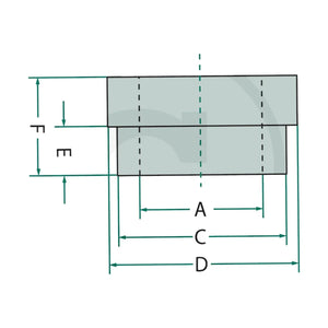 Schita dimensiuni Bucsa suport arc fara canelura GRANIT 35742425390