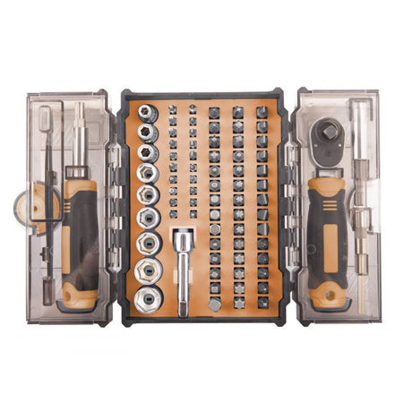Set șurubelniță cu clichet de precizie (78 bucăți) Clas OS1040BL