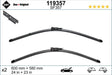 Set lamela stergator SWF Wiper FB OE LHD 600/580 mm 119357
