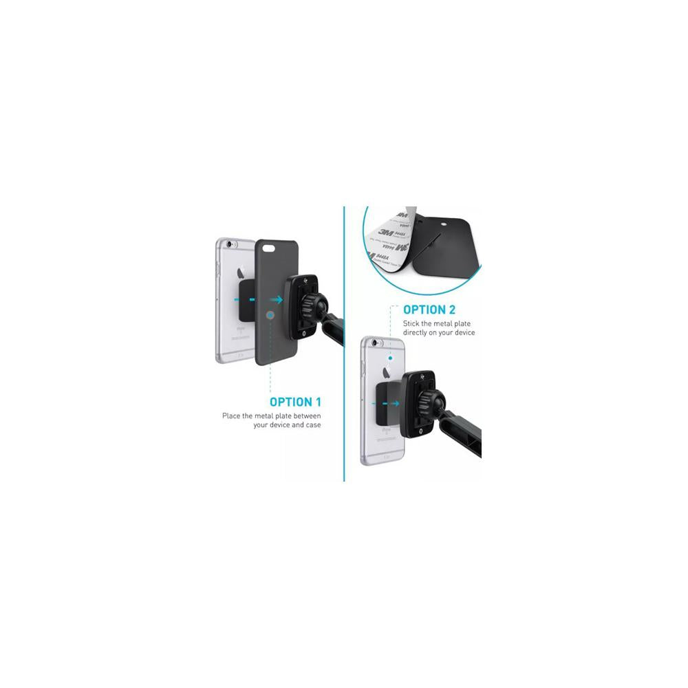 Suport telefon auto magnetic cu fixare pe bord/parbriz cu ventuza Mega Drive 02815
