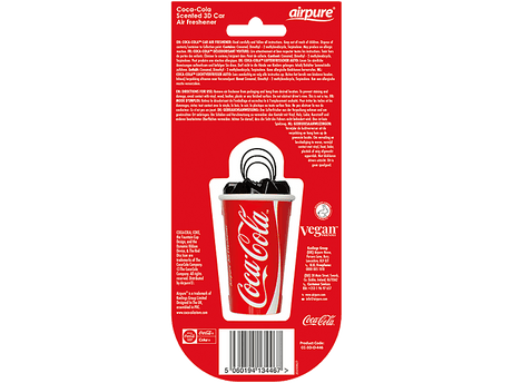 AIRPURE Odorizant auto, sticlă 3D, Coca-Cola original AP34467