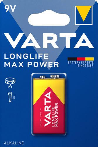 Baterie Varta LongLife Max Power 9V - 6LR61 - 1 buc 4722101401