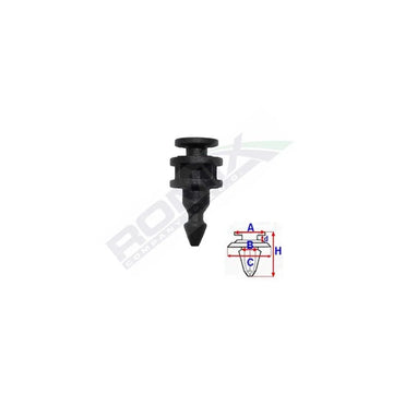 Clips fixare lumini spate pentru Vw, Mercedes 6.7X22.6MM negru - set 5 buc Romix C70162