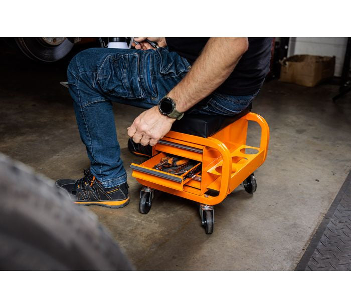 Banc de lucru pe roti cu sertare pentr Neo Tools 11605 – imagine 2
