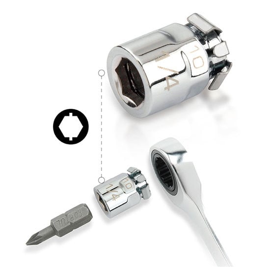Suport bit 1/4"x 10mm Toptul FTAB0810