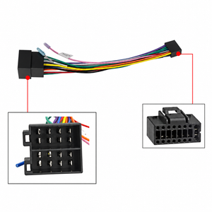 Cablu adaptor ISO la 16 pini RG Parts 1555000508 - detalii conectori