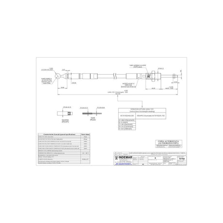 Cablu comanda distribuitor hidraulic INDEMAR IB-731922 1.0M – imagine 2