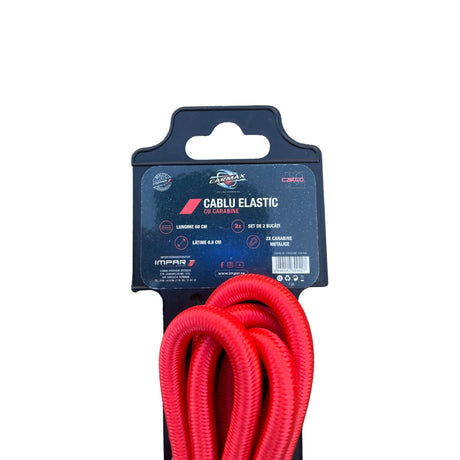 Cablu elastic cu carabine carmax 60cm - set 2 buc. 54131 – imagine 2