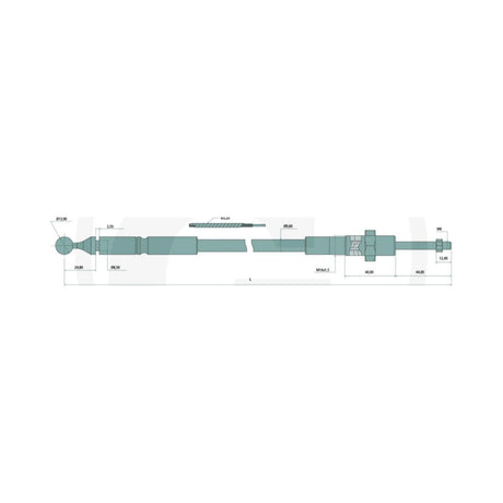 Cablu incarcator frontal Bowden 1500 mm P40 si P80 GRANIT 87002313 – imagine 2