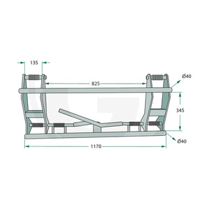 Schita dimensiuni Cadru cu schimbare rapida GRANIT 77875547