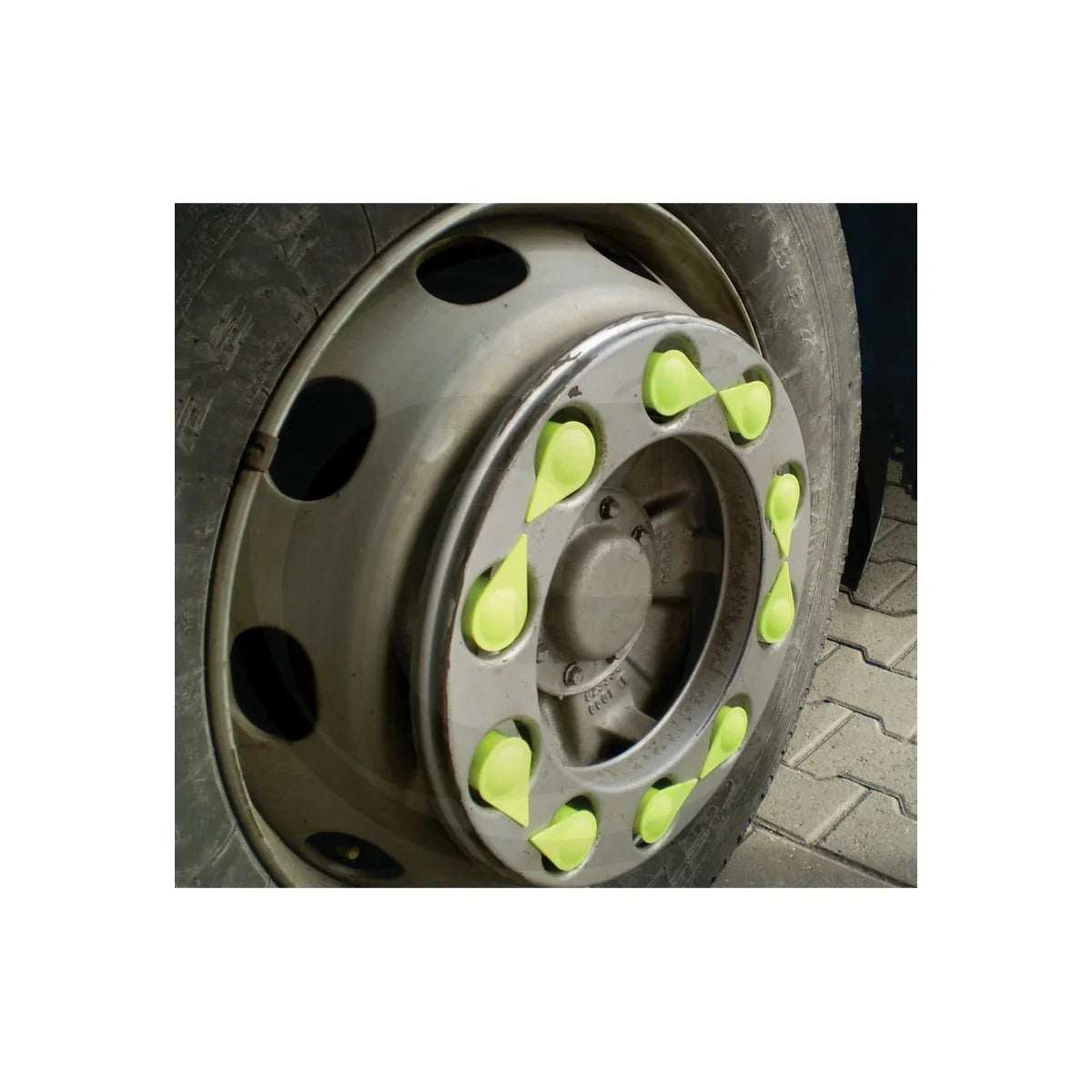 Capac piulita roata "Dustite LR®" galben, 27 mm Checkpoint 7790400052 – imagine 4