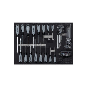 Carucior de atelier Dynamic, echipat, 197 buc 195 piese GRANIT BLACK EDITION 7301021 – imagine 7