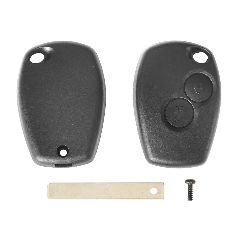 Carcasa cheie contact pentru Dacia Logan / Sandero 2 butoane. cu profil semifabricat cheie Akonen 004RN010