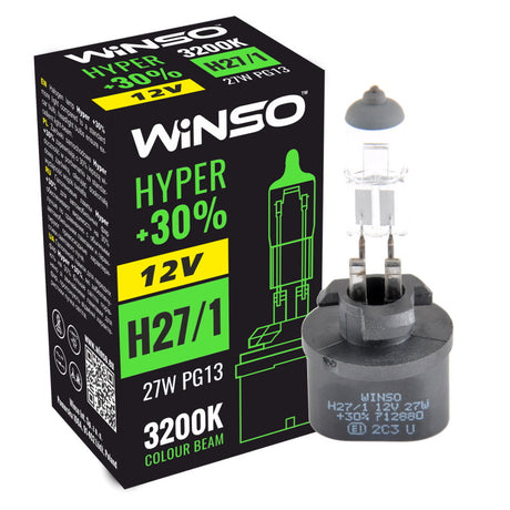 Bec Halogen Winso 12V H27/1 HYPER +30% 27W PG13 712880