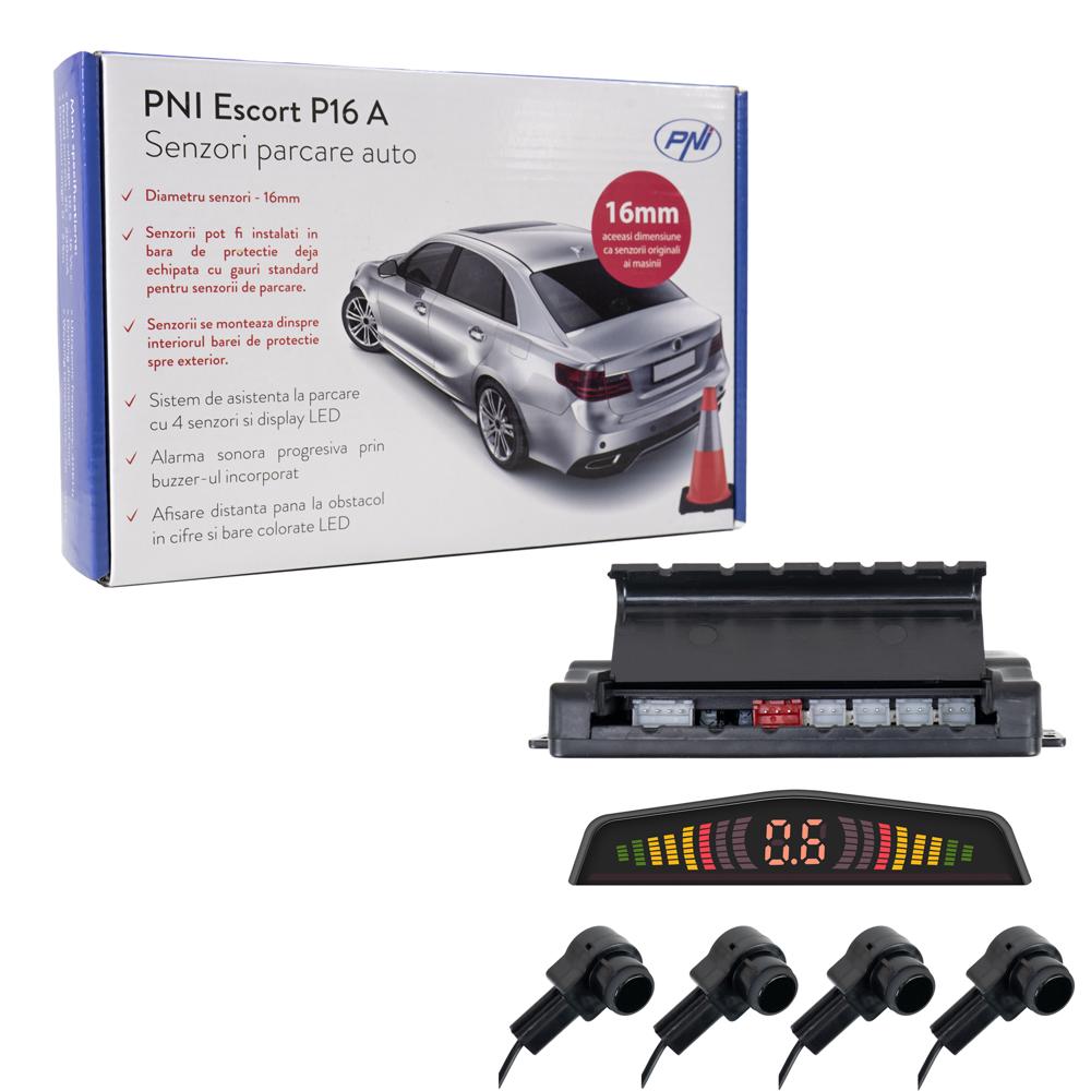 Senzori parcare auto Pni escort P16 A, cu 4 receptori 16MM tip OEM PNI-P16A