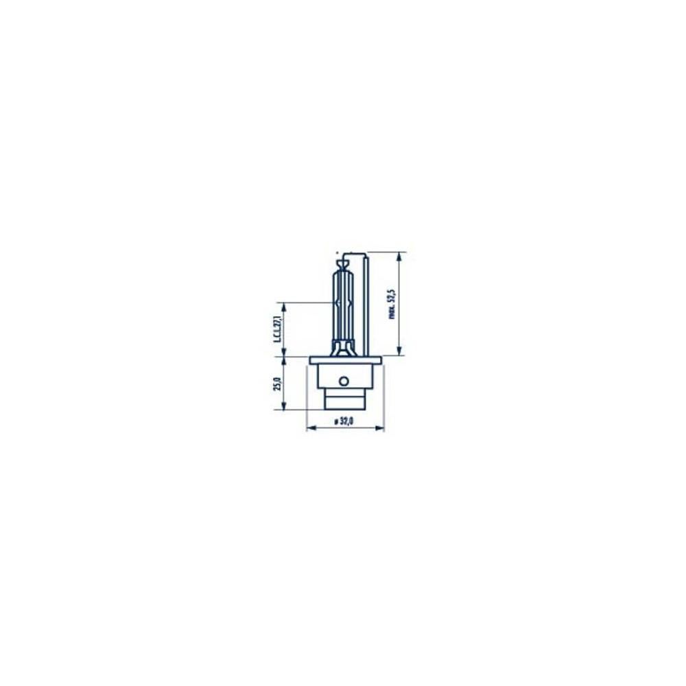 Bec xenon 85V D2S 4000 k Narva 84002