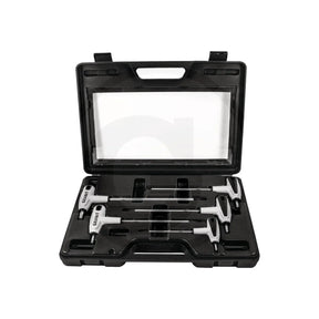 Cheie Allen cu maner in T, profil hexagonal, 5 buc TX GRANIT BLACK EDITION 7301655