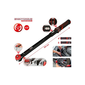 Cheie dinamometrica cu clichet, 60-320Nm ERGOTORQUE®precizie, buton rotativ, 60-320 Nm KS TOOLS 7885161472 – imagine 4