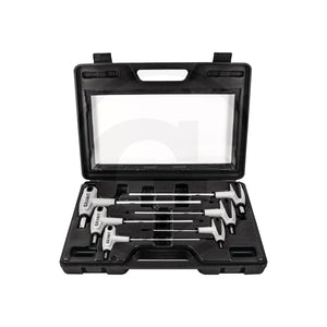 Cheie hexagonala cu maner in T, fanta hexagonala, 6 buc Locas hexagonal GRANIT BLACK EDITION 7301654