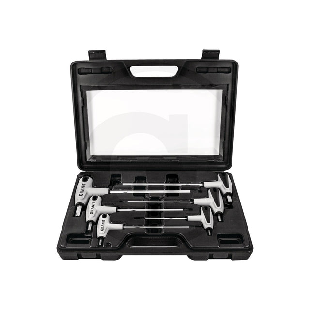 Cheie hexagonala cu maner in T, fanta hexagonala, 6 buc Locas hexagonal GRANIT BLACK EDITION 7301654