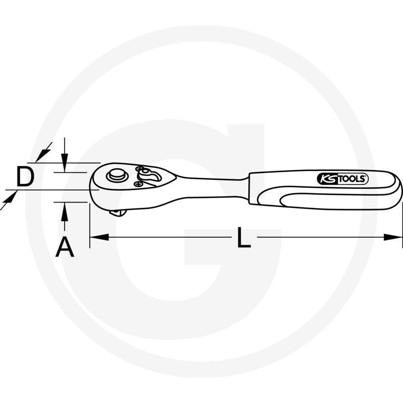 Clichet reversibil 1/2 SlimPOWER