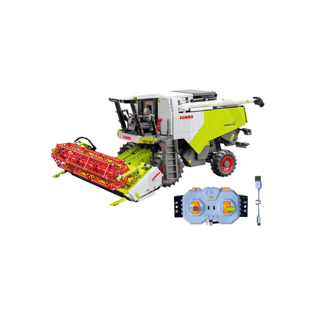 Combina din caramizi de construit CaDA Claas Dominator 370 RC, 4567 de piese, scara 1:18 Jamara 47226549 – imagine 3