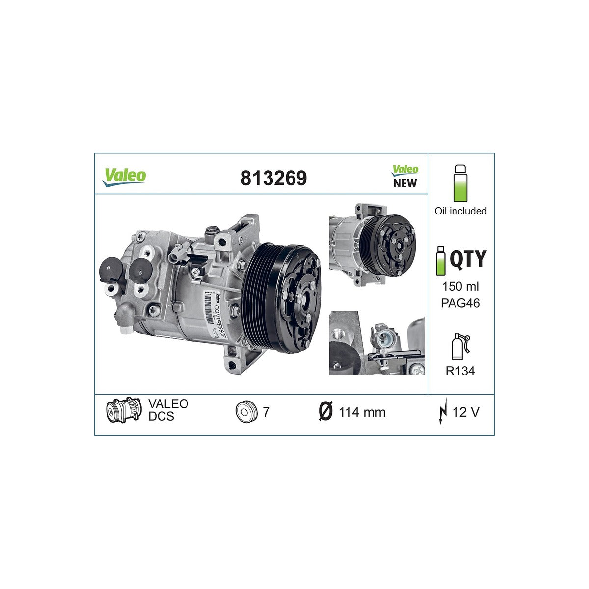 Compresor climatizare Valeo 813269 – imagine 5
