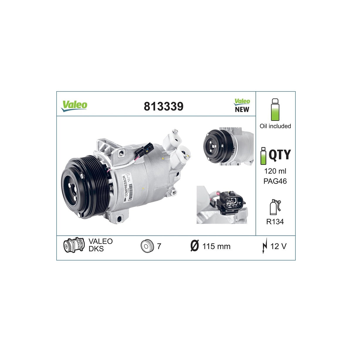 Compresor climatizare Valeo 813339 – imagine 5