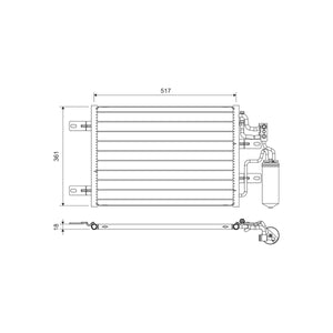 Condensator climatizare Valeo 814014