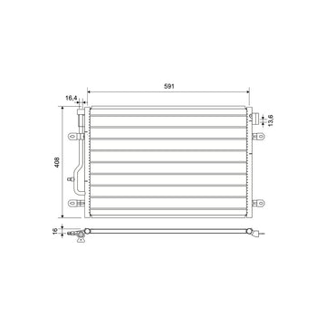 Condensator climatizare Valeo 817569
