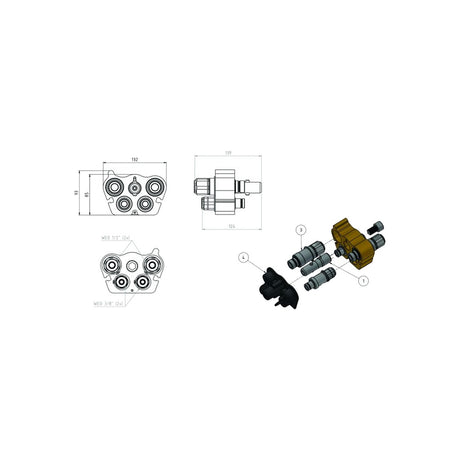 Cupla rapida hidraulica tata CEJN 109324150 – imagine 2