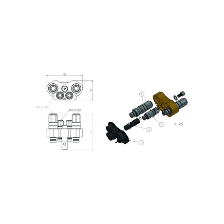 Cupla rapida hidraulica tata CEJN 109325150 – imagine 2