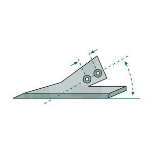 Schita dimensiuni Cutit laba de gasca GRANIT 23532 DS24S