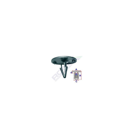 Clips fixare pentru toyota/ford/mazda 9.5X21.7MM - negru set 10 buc Romix B22635