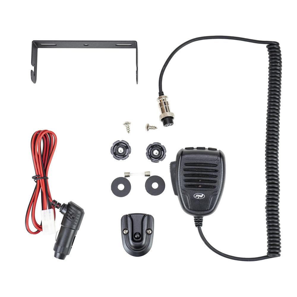 Statie radio cb Pni escort HP 9700 12/24V, USB, anc, asq, mufa de bricheta inclusa PNI-HP9700USB