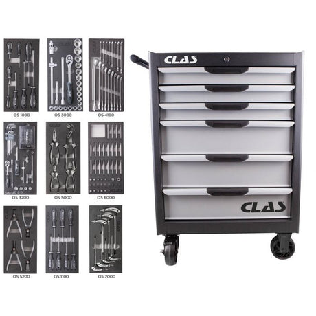 Dulap echipat 6 sertare 172 piese Clas EG6205