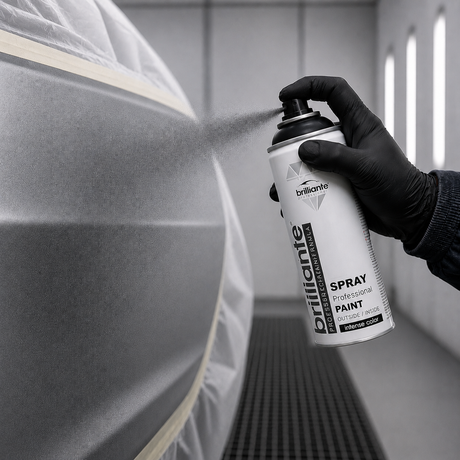 Spray vopsea negru mat RAL 9005 Brillante 400ml